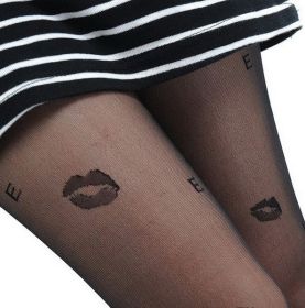 Blancho HLPS08 Sexy Black Sheer Lipstick Stocking