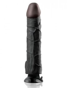 Real Feel Deluxe No.12 Black Vibrating Dildo