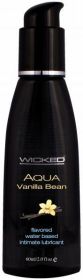 Wicked Aqua Vanilla Bean Lube 2oz