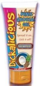 Dickalicious Penis Arousal Gel 2 oz Pina Colada (SKU: HO2029)