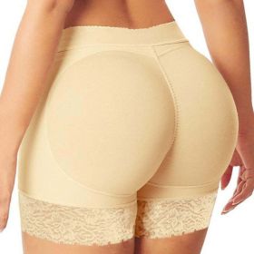 Body Shaper Panty with Pad (Color: Beige, size: small)