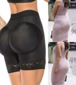 Body Shaper Panty with Pad (Color: Black, size: small)