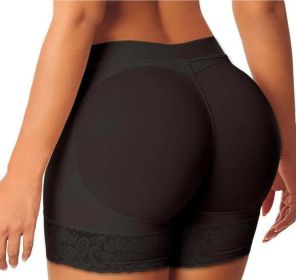 Body Shaper Panty with Pad (Color: Black, size: XXL)